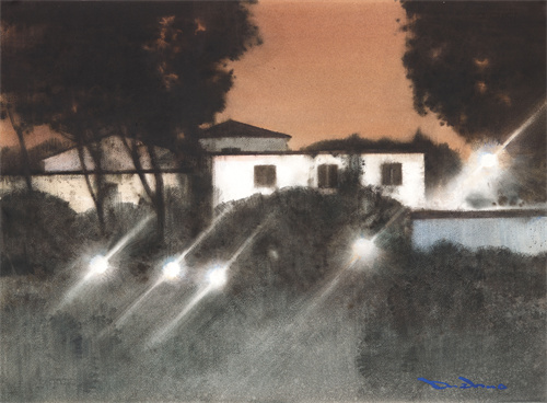 杜　拙 《蒙蒙夜色之十七》