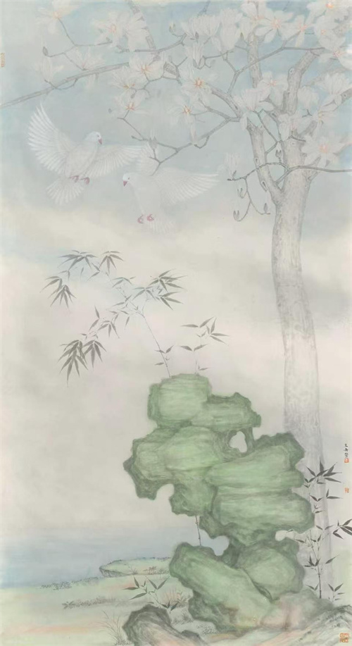 杨立奇 太平清景入丹青