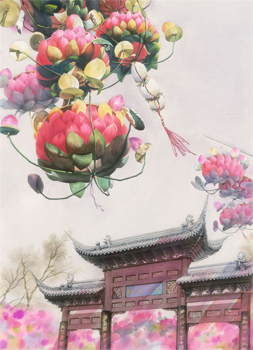 朱晓华 新春秦淮